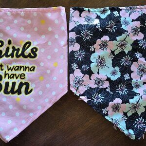 Girls Just Wanna Have Sun Dog Bandanas